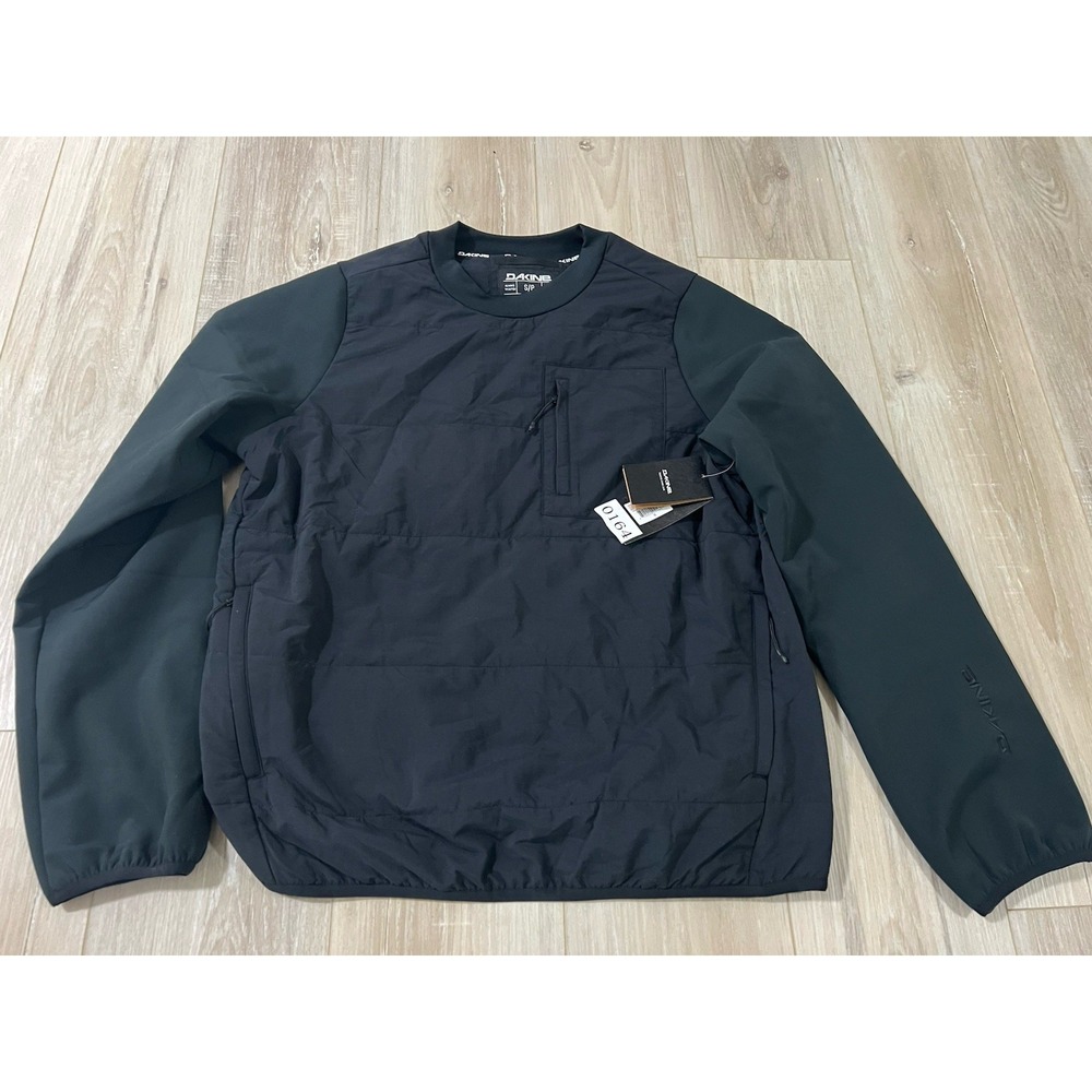 Dakine Cruiser Insulated Crew Pullover Shirt Jacket Unisex Size S Black